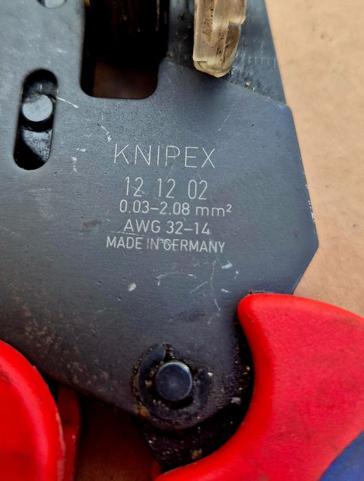 Ściągacz izolacji Knipex 121202 AWG32-14 0.03-2.08mm² NOWE