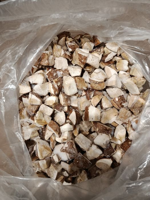 Гриби білі свіжо морожені кубик
