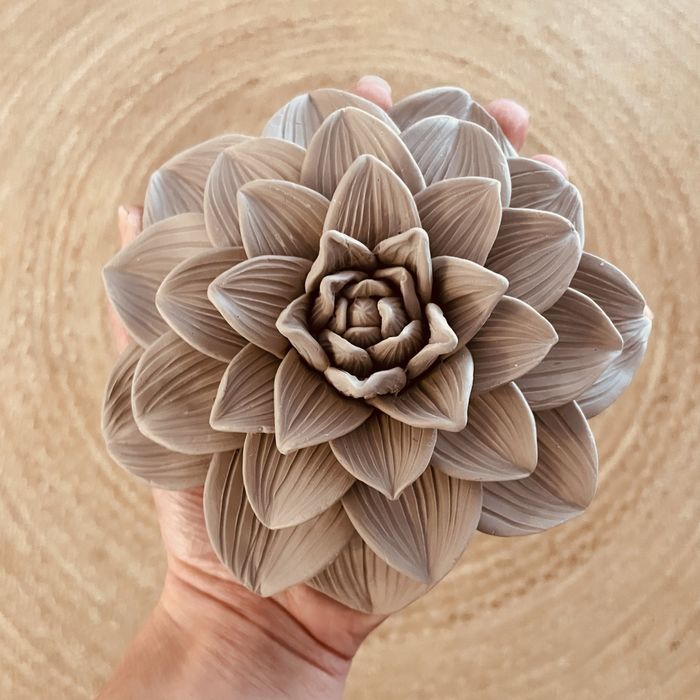 Flores gesso perfumado cerâmico para decorar parede