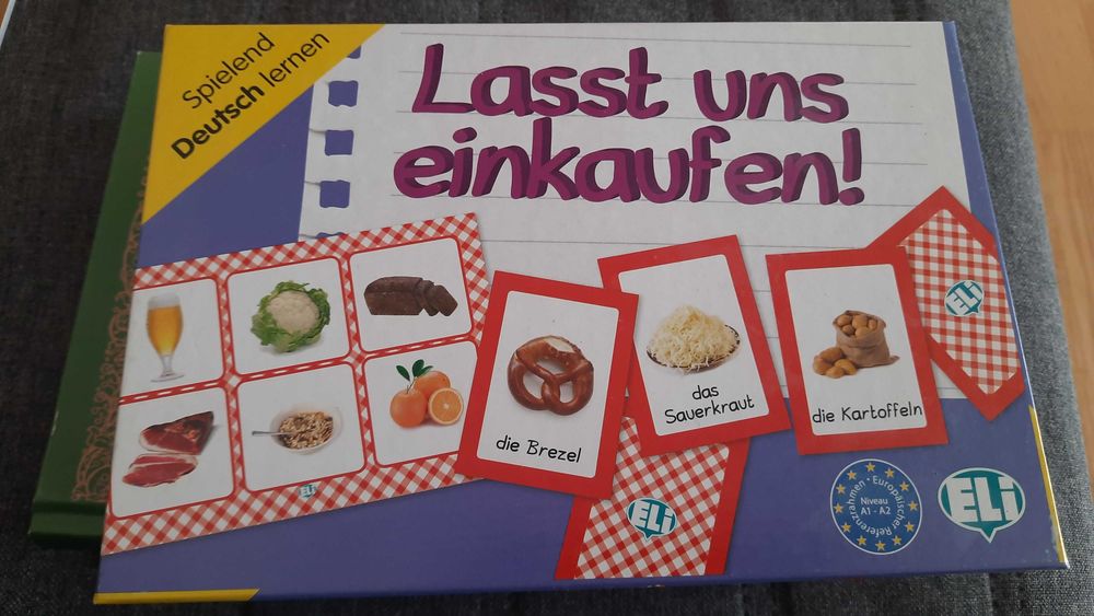 Gra niemiecki Lasst uns einkaufen idealna na prezent na Dzień Dziecka