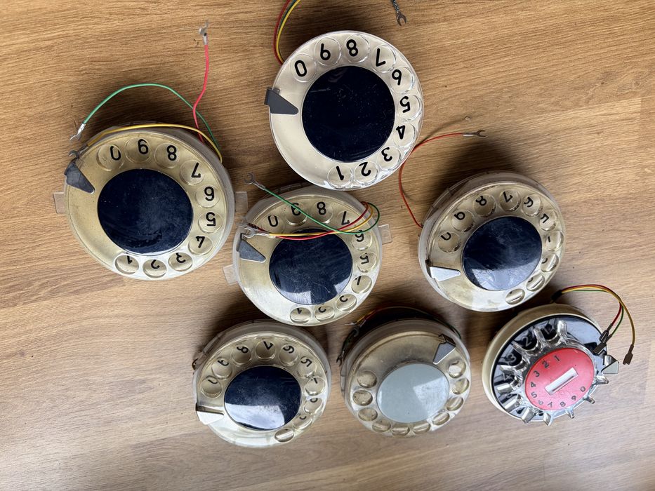 Komplet tarcz telefonicznych prl