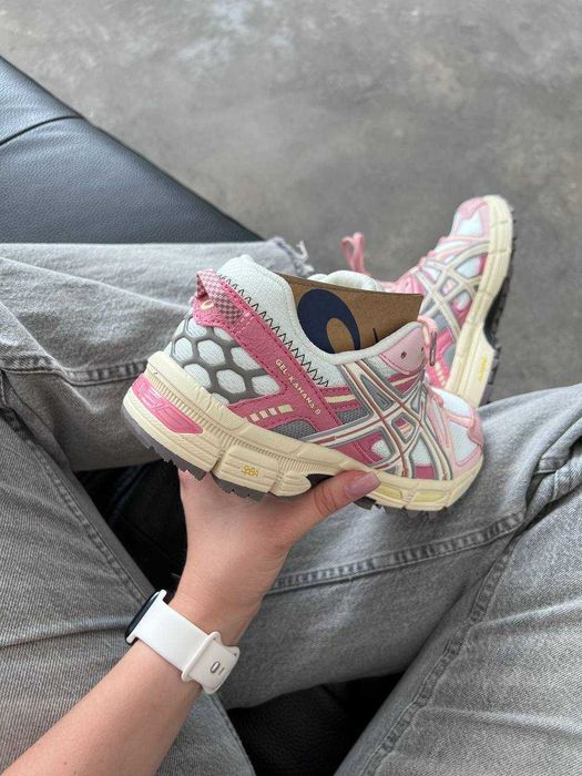 Женские кроссовки Asics Gel-Kahana 8 White Pink / Асикс Гель Кахана 8 белые розовый 36 37 38 39 40 41