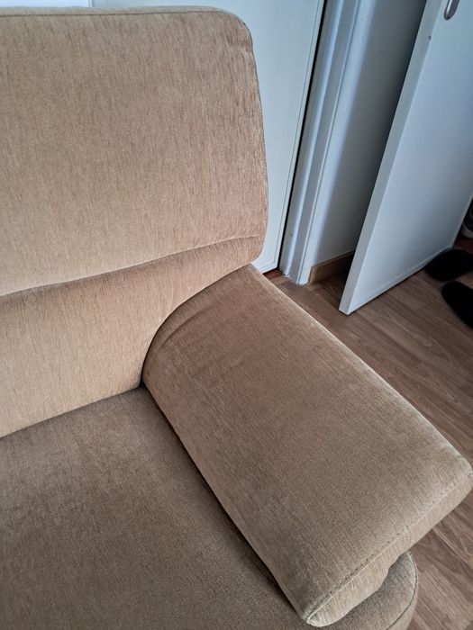 Sofá 2 lugares cor bege