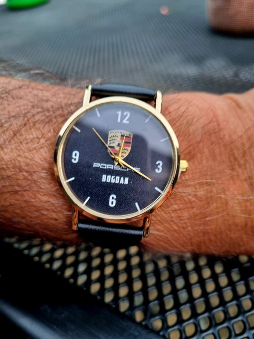 Męski zegarek z logo Porsche