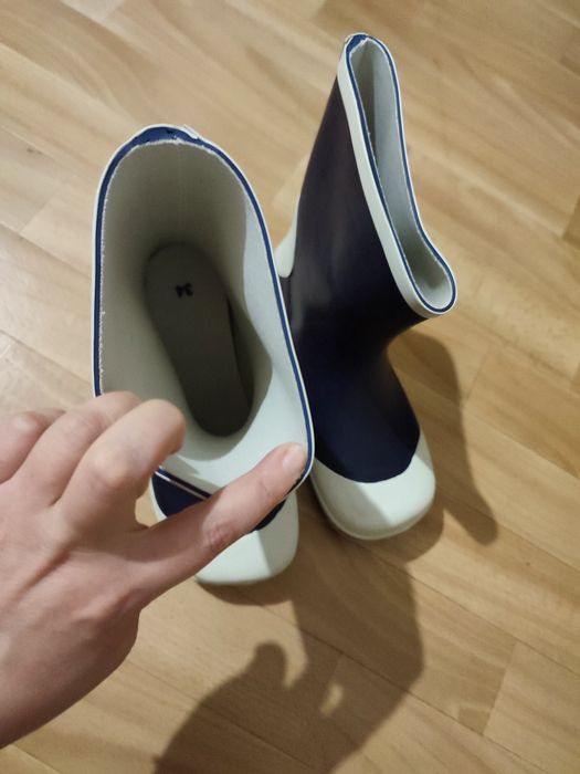 Сапоги резиновые для мальчика/девочки р 34