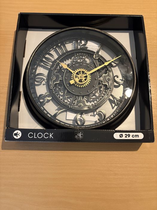 Relógio de parede analógico 29 cm