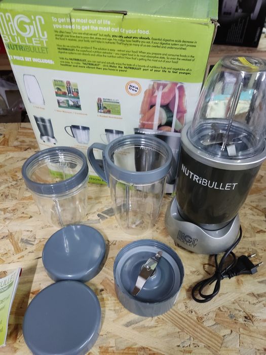 Блендер Нутрі Буллет "NutriBullet" 600W Соковитискач Кухонний Комбайн Фітнес блендер з терткою