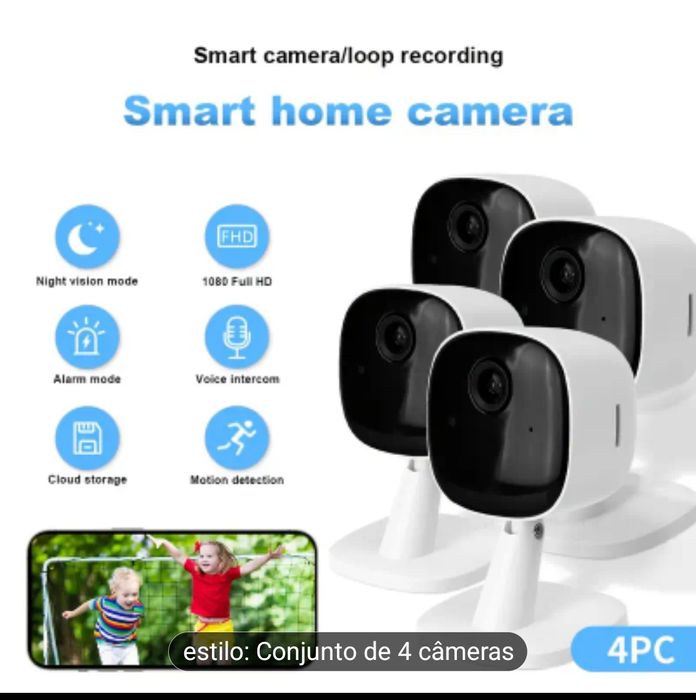 4 Câmaras WiFi - Smart Home