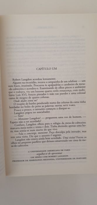 Livro "O Código Da Vinci"