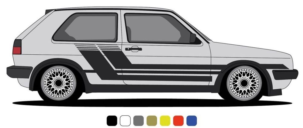 Faixas Vinil decorativas VW