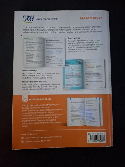 Matematyka 1 zakres podstawowy i rozszerzony