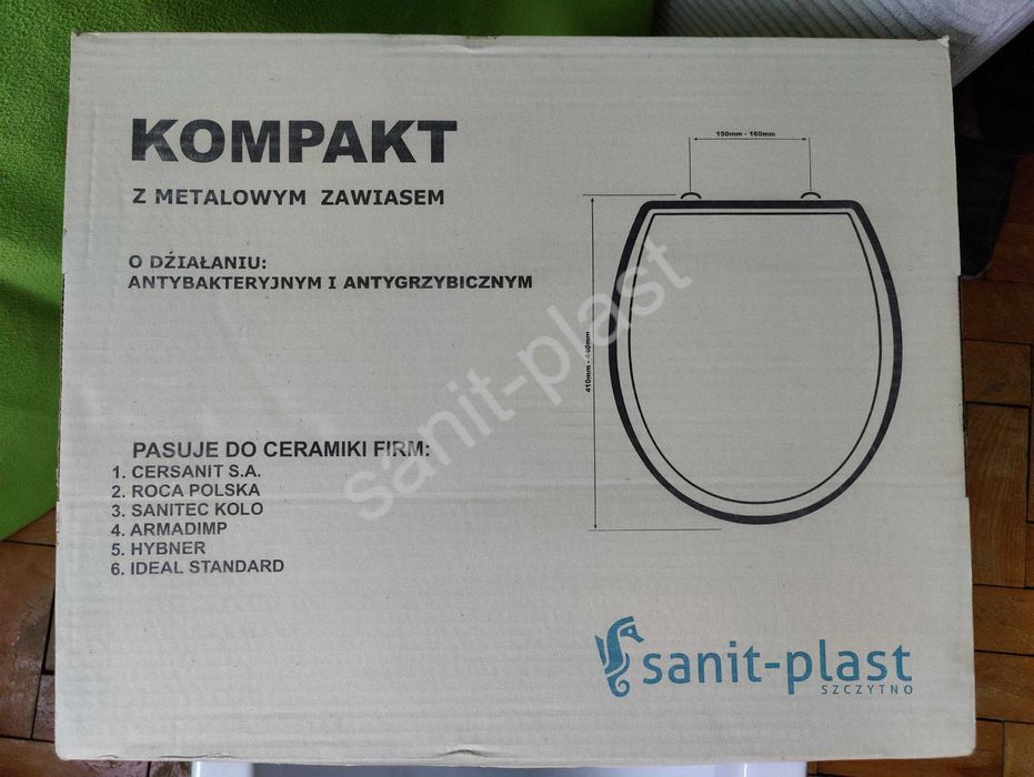 Nowy kompakt WC sedes warszawski - stan idealny