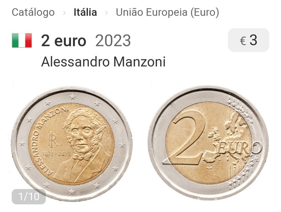 Moeda 2€, Itália 2023