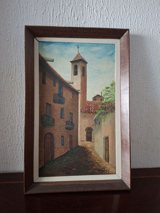 Quadro pintura rural
