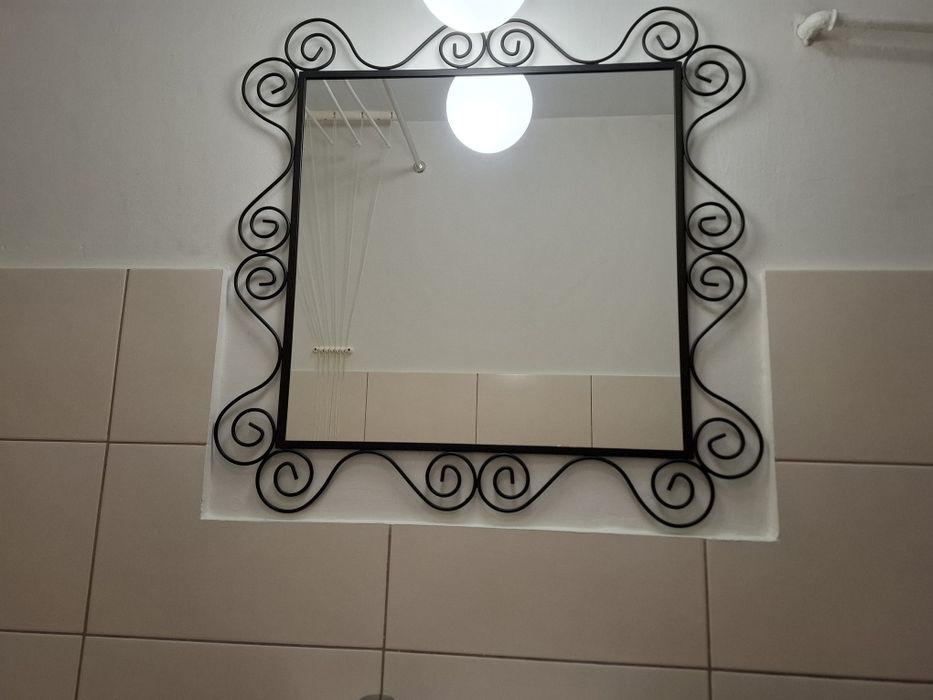 Lustro Szafka Regał łazienkowy. Vintyge. Retro. Metaloplastyka