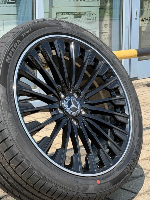 Nowe koła zimowe Mercedes 19 cali klasa E 213 238 CLS 257 CLE 236 czarny połysk wieloramienne