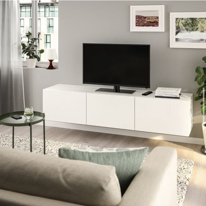 Movel Tv Besta Branco IKEA
