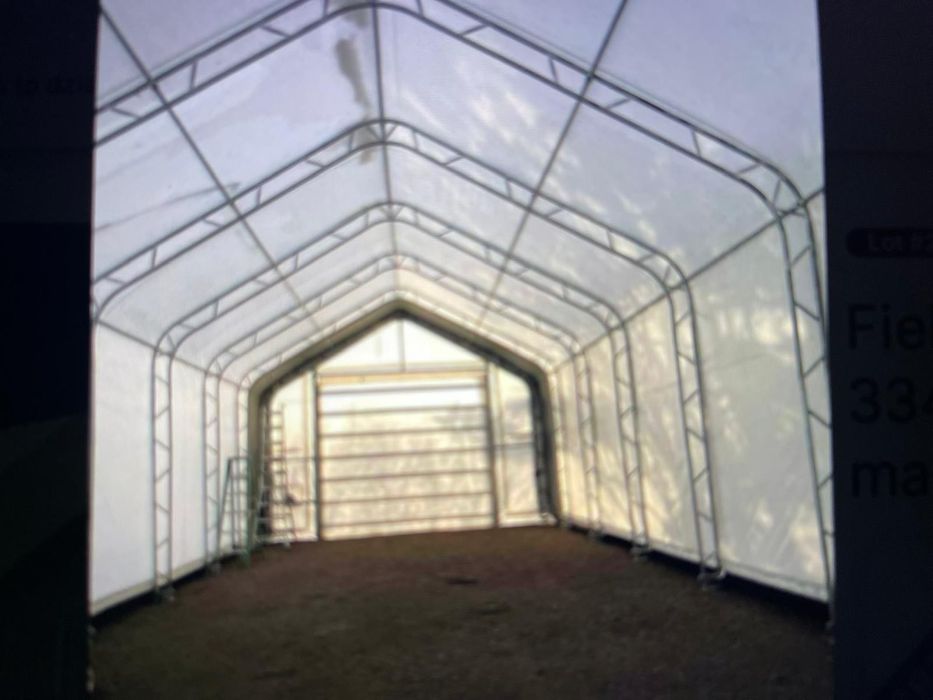Nowa hala namiotowa magazynowa 10x12,2 m | 122 m² | PVC 420 g