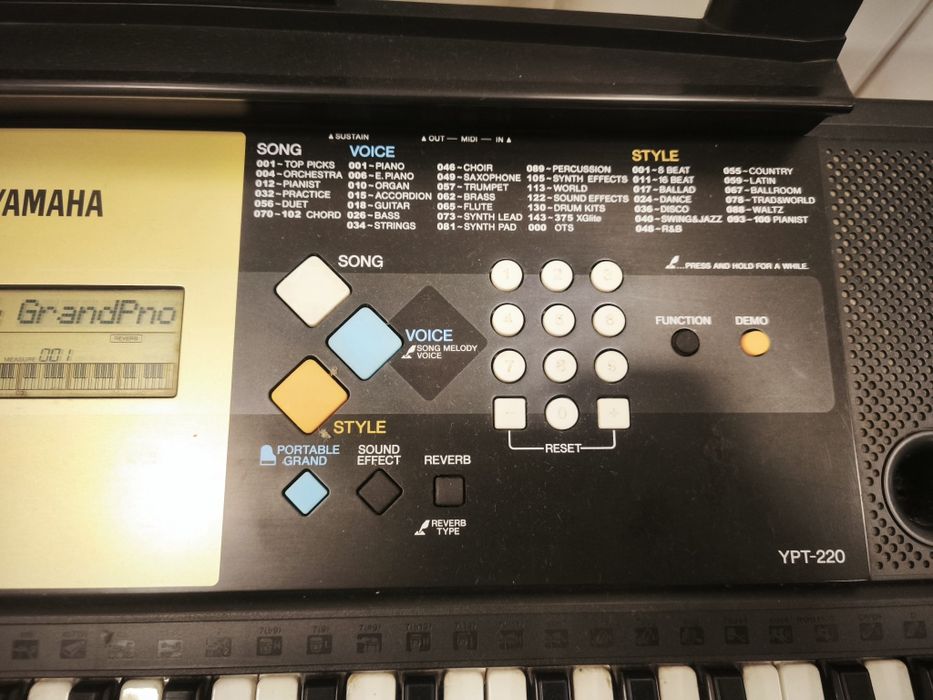 Teclado/piano/órgão Yamaha