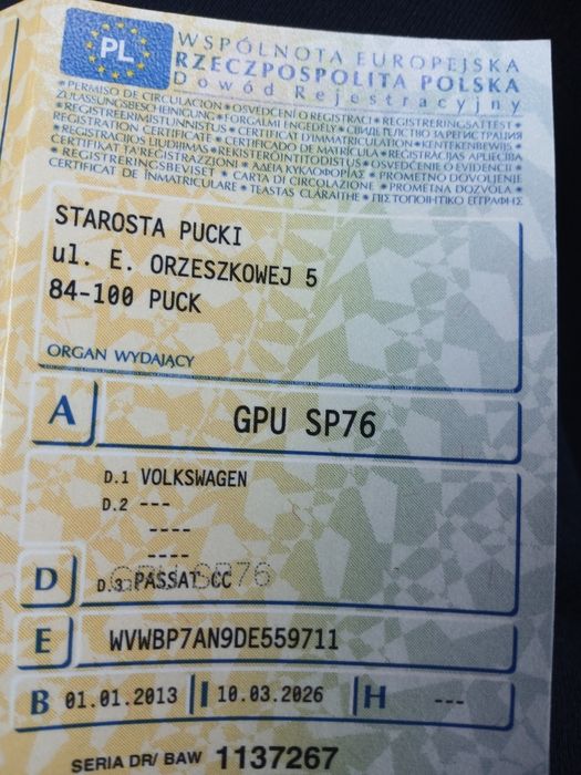 volkswage passat cc 2013 sport line 2.0