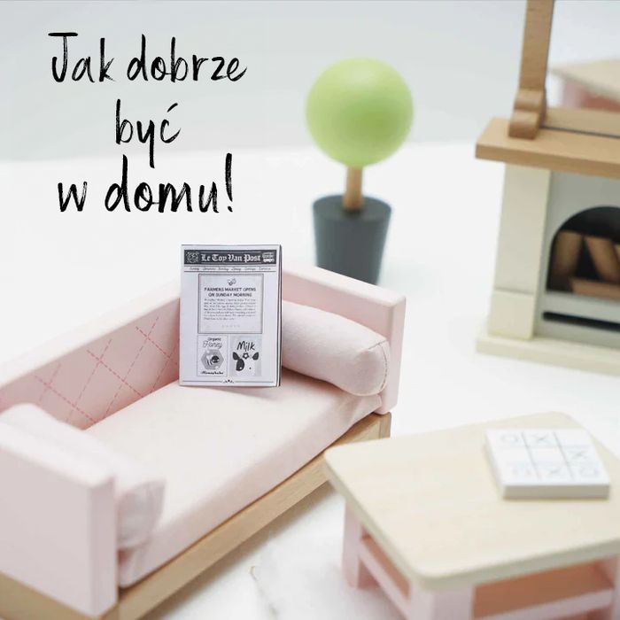 Drewniane mebelki do domku dla lalek salon Daisylane, Le Toy Van