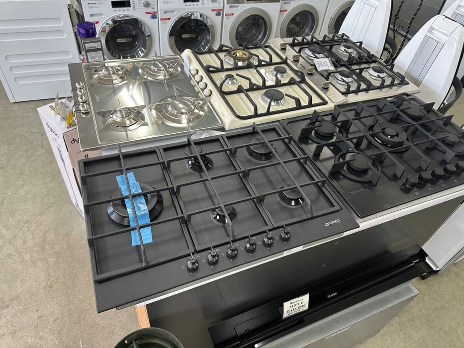 Вбудована газова плита Miele Smeg Franke