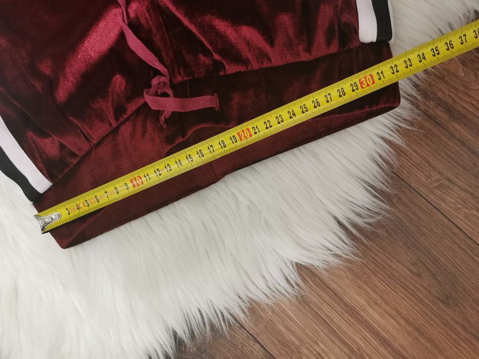 Spodnie dresowe dresy damskie welurowe S 36