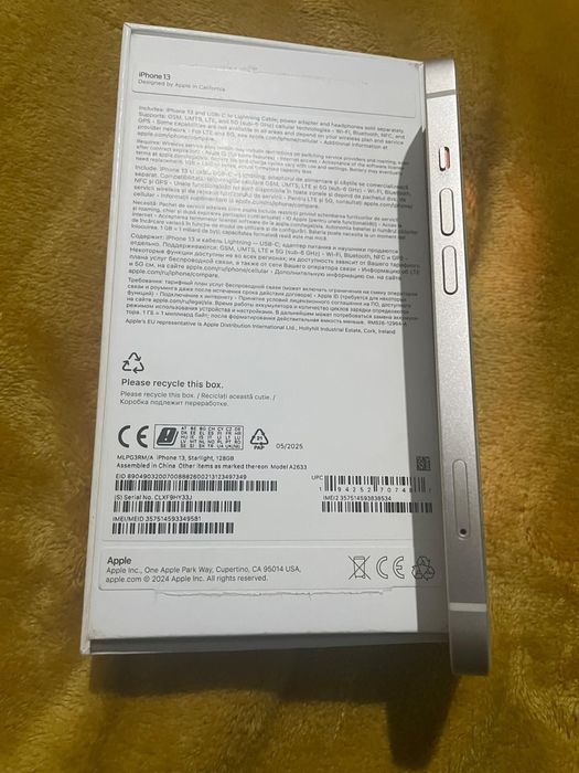 iPhone 13 branco 128GB