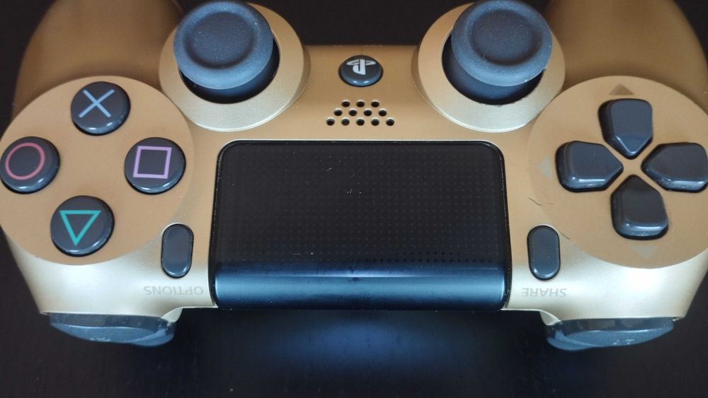 PS4 - Comando Original V2 - Dourado - Excelente Estado