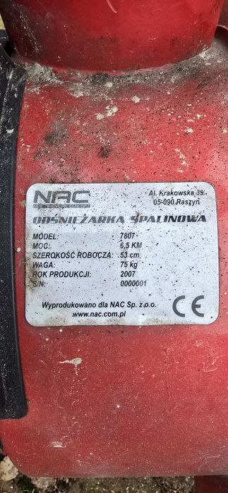 Odśnieżarka NAC 6,5 km