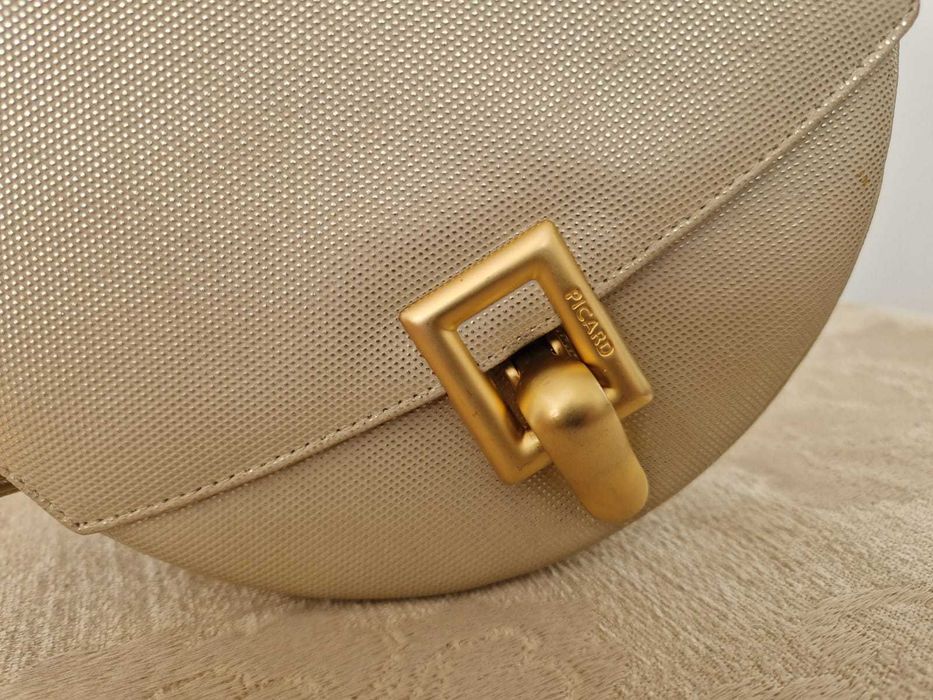 Torebka Picard vintage wizytowa skóra