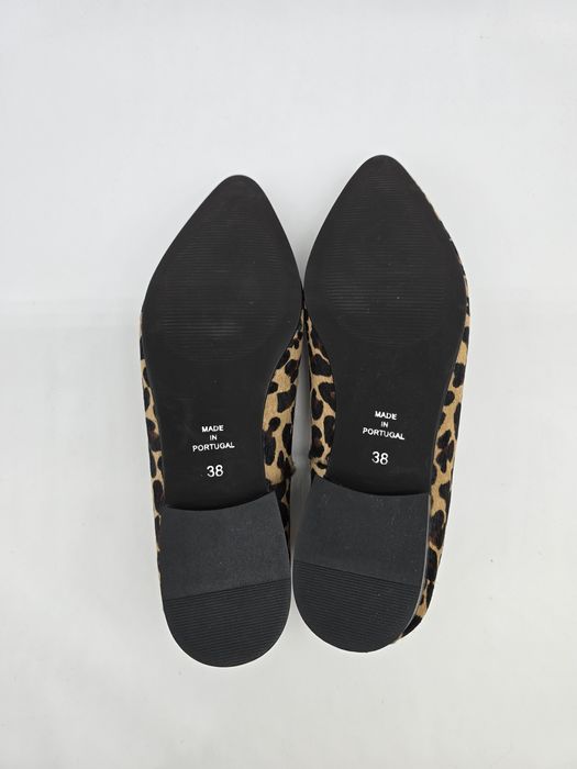 Sapatos Ruika pêlo Leopardo novos