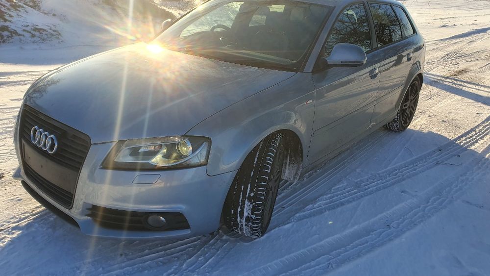 Audi a3 8p Sportback S-line 08-12 Maska LX7V  Zderzak Błotnik Klapa