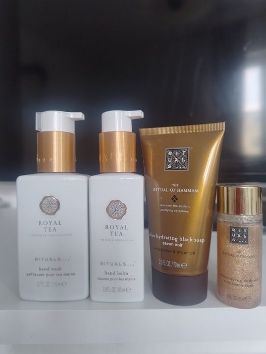 Rituals zestaw krem do rąk mydło olejek shimmering