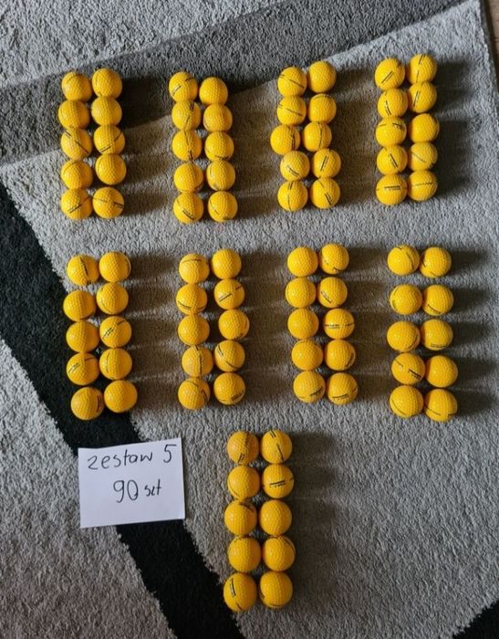 Zestaw piłeczek 90 szt do gry w golfa golf
