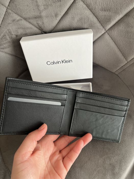 Portfel Calvin Klein z prawdziwej skóry