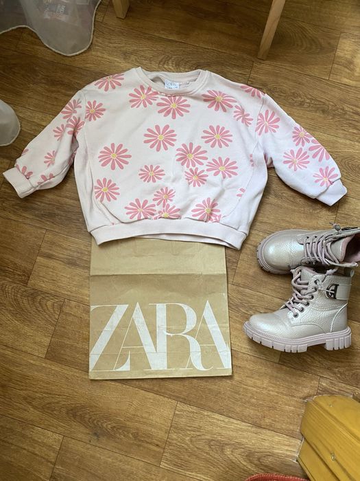 Стильний светр кофта дівчинці фірми zara 2-3 роки