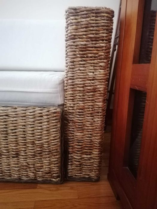 Sofá de palhinha
