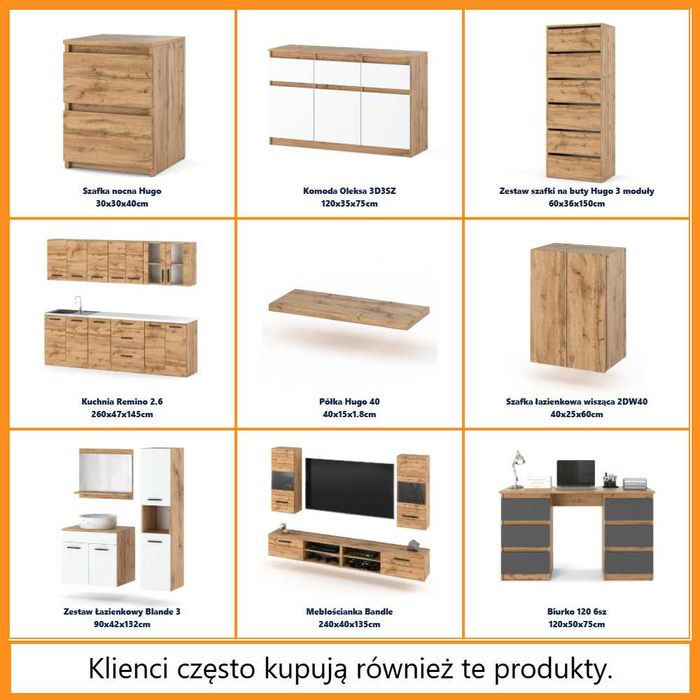 Regał Na Książki Do Salonu Nowoczesny Pella 110cm Modułowy Stojak Duży