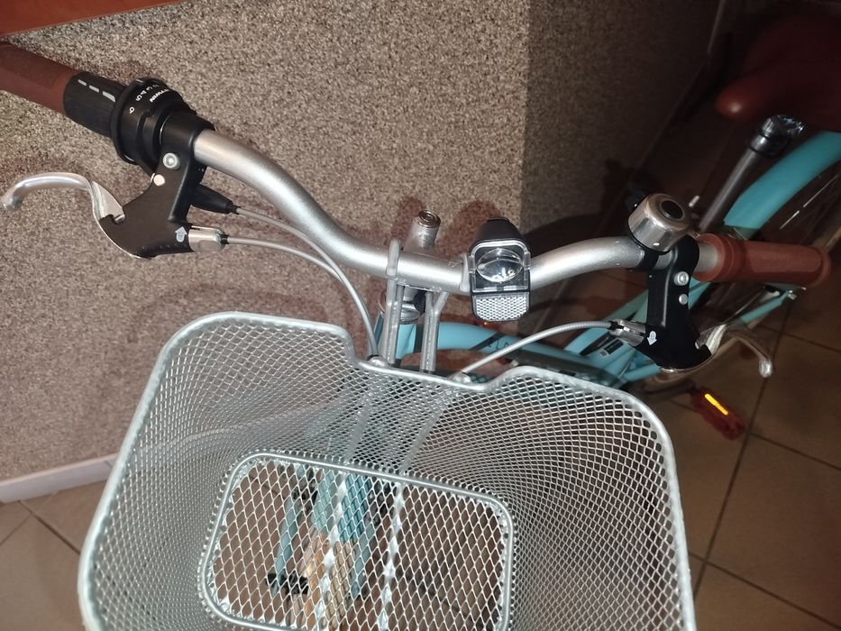 Rower miejski dla dzieci  btwin 500 dla dziewczynki 24 24'