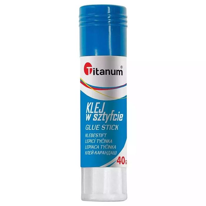 Klej w sztyfcie 40g (12szt). Titanum. Nowy Produkt