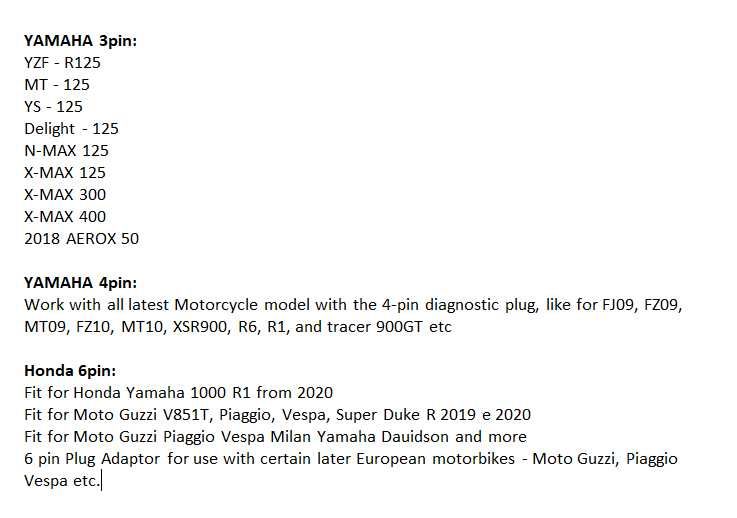 Diagnostico Scooter e Mota - Adaptador OBD2 - Analise de Avarias Motor