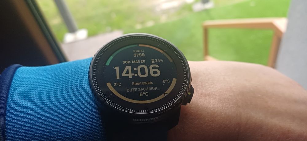 Suunto Vertical Steel Solar Sand Sapphire Glass