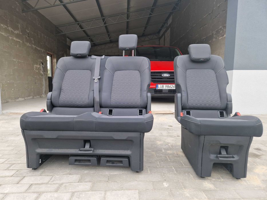 FOTELE FORD transit custom Tourneo 2024 trzeci rząd tył