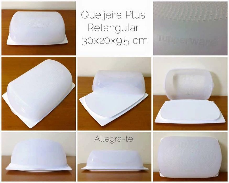 Queijeira Retangular Tupperware