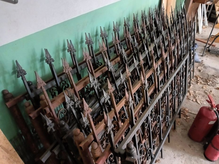 przesla ogrodzeniowe kute