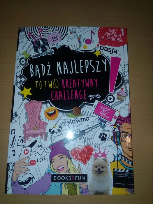 Książka bądź najlepszy to twój kreatywny chellange