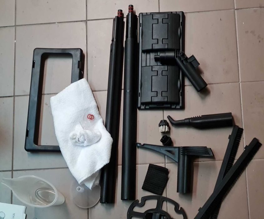 Vaporeta JRD com prancha - Máquina limpeza a vapor e ferro engomar