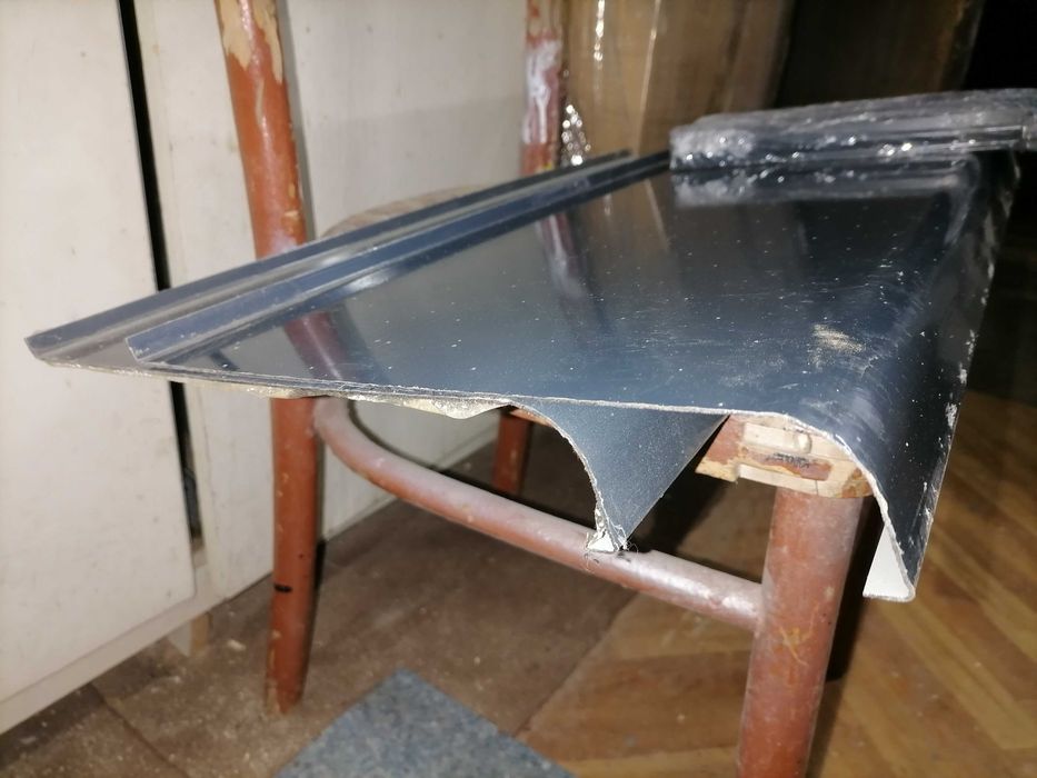 2 x parapet stalowy60x25