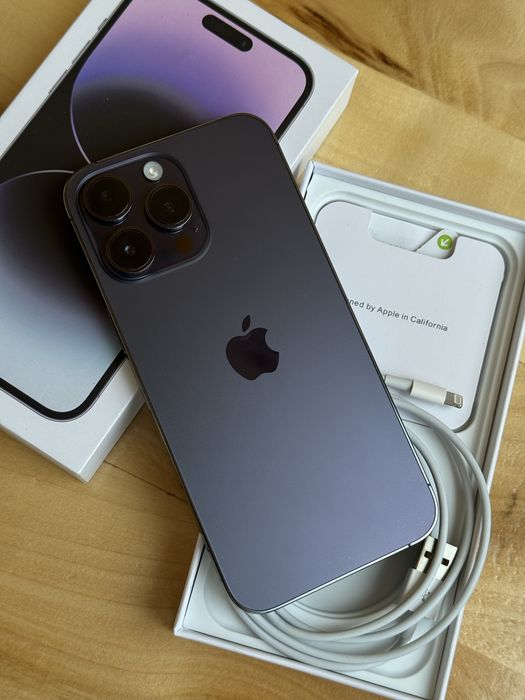iPhone 14 pro max deep purple 128gb